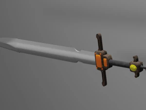 knights sword 3D Model