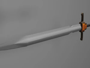 knights sword 3D Model