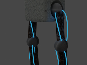 a broken robot 3D मॉडल