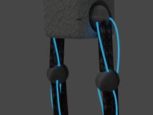 a broken robot 3D Model