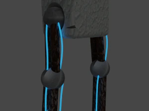 a broken robot 3D Model