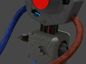 a broken robot 3D Model