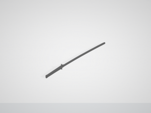 katana Model 3D