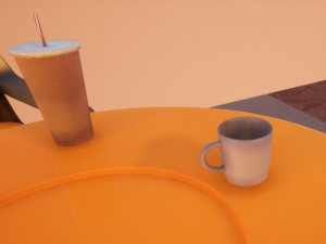 cup and disposable cup Modelo 3D
