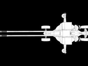 anti aircraft twin pg99 type 90 35mm Modelo 3D