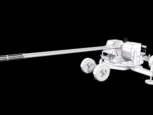anti aircraft twin pg99 type 90 35mm Modelo 3D