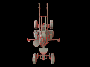 zpu-4 anti-aircraft quadruple 3D 모델