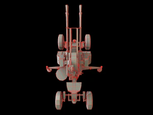 zpu-4 antia&eacute;reo qu&aacute;druplo Modelo 3D