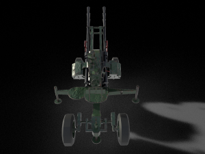 zpu-4 anti-aircraft quadruple 3D 모델