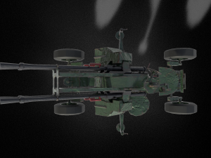 zpu-4 anti-aircraft quadruple 3D 모델