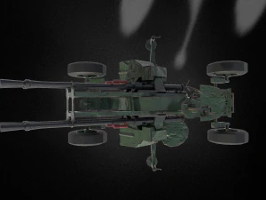 zpu-4 antia&eacute;reo qu&aacute;druplo Modelo 3D