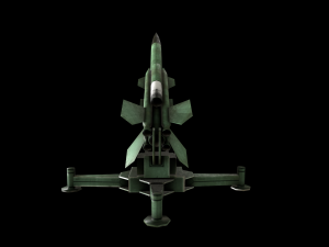 bristol bloodhound sam missile 3D Model