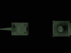 oerlikon skyshield air-defence system low-poly 3Dモデル