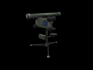 rbs 70 anti-aircraft missile low-poly  3D Model