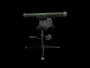 rbs 70 anti-aircraft missile low-poly 3D Model