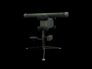 rbs 70 anti-aircraft missile low-poly 3D Model