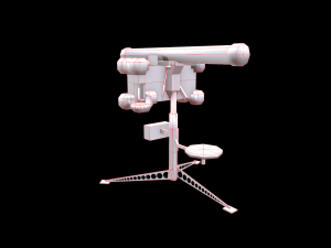 rbs 70 anti-aircraft missile low-poly 3D Model