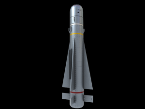 missile maverick agm 65g rocket low-poly  3D Models