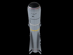 missile maverick agm 65g rocket low-poly Modello 3D