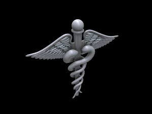 health symbol medical low-poly 3D Model