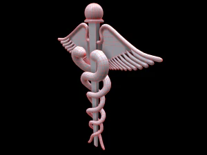 health symbol medical low-poly 3D Model