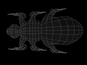 fleas insect tick louse low-poly 3D Model