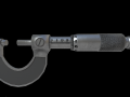 micrometer and calipers physics low-poly 3D Model