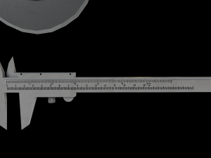 micrometer and calipers physics low-poly 3D Model