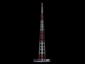 tower signal telecommunication bts provider low-poly 3D Model