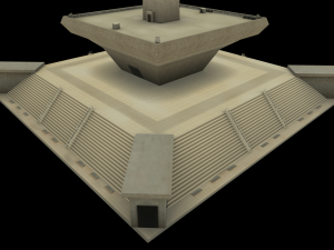 monas national monument indonesian country low-poly Modello 3D