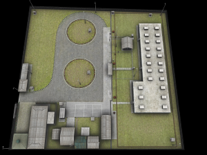 pertamina oil factory low-poly 3D 模型