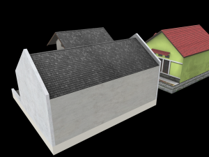 simple house home housing low-poly Modelo 3D