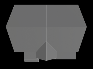 simple house home housing low-poly Modelo 3D