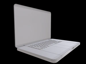 laptop macbook pro low-poly 3D Model