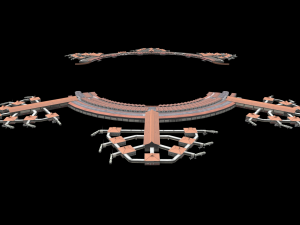 sukarno hatta international airport indonesian country low-poly 3D 模型