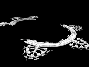 sukarno hatta international airport indonesian country low-poly 3D 模型