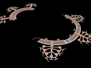 sukarno hatta international airport indonesian country low-poly 3D 模型