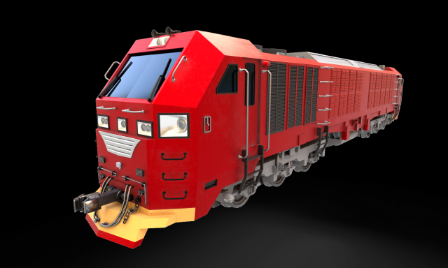 cc300 locomotive indonesian 3D मॉडल .c4d .max .obj .3ds .fbx .stl .blend 
