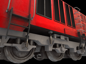 cc300 locomotive indonesian 3D मॉडल