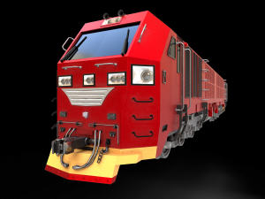 cc300 locomotive indonesian 3D मॉडल