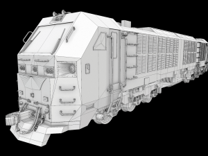 cc300 locomotive indonesian 3D मॉडल
