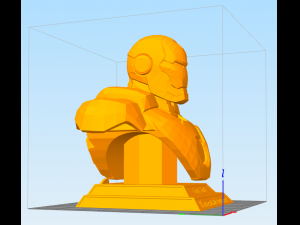 bust of tony stark 3Dプリントモデル