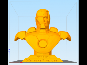 bust of tony stark 3Dプリントモデル