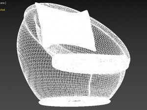 sofa round 3D Model