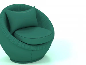 sofa round 3D Model