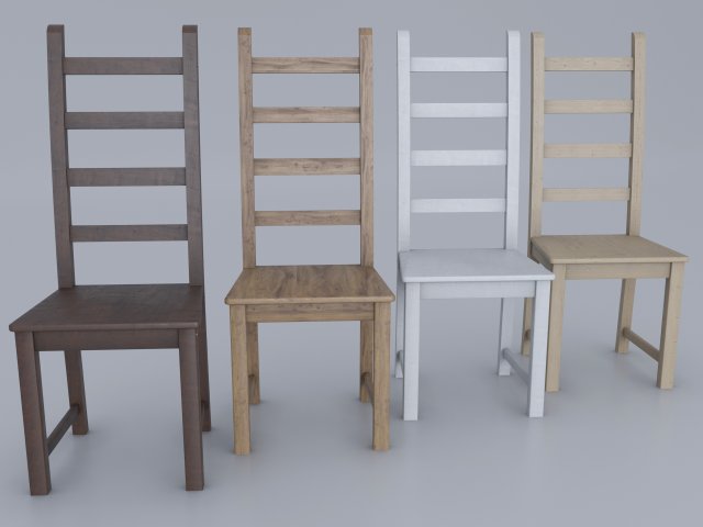 caustby chair ikea 3D-Modell .c4d .max .obj .3ds .fbx .stl .blend 