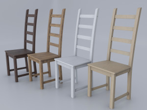 caustby chair ikea 3D-Modell