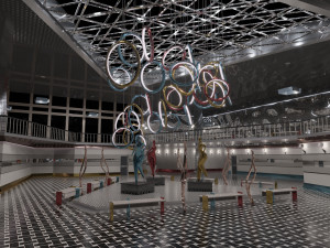 the ltie museum interior 3D Model