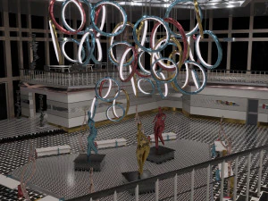 the ltie museum interior 3D Model