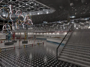 the ltie museum interior 3D Model